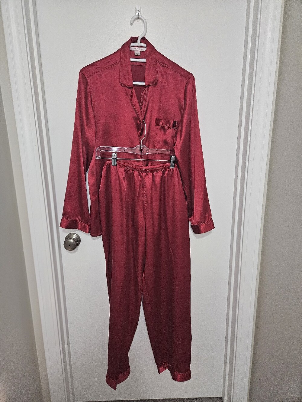Vintage Victoria Secret Red Women’s Pajama‎ Set With Robe Size Medium